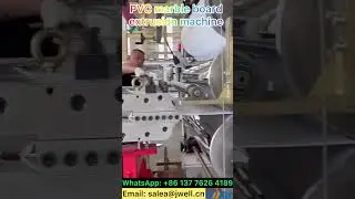 PVC marble board extrusion machine 10&mdash;&mdash;&mdash;0086 137 7626 4189 #extruder #extrusion #marbleboard #pvc