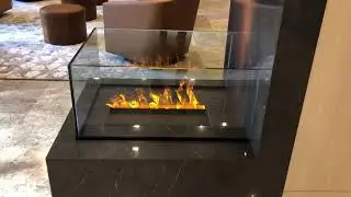 Dimplex OptiMyst Water Vapor Fireplace Installed in Luxury Apartment Building