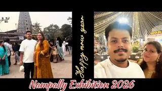 Nampally Exhibition Fun 🎠 | New Year Vlog with Temple Blessings