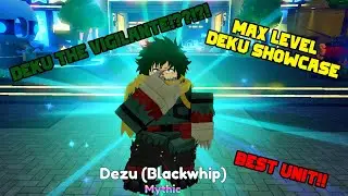 *NEW* [CODE] MAX LEVEL DEKU FULL SHOWCASE!?!! | Anime Adventures