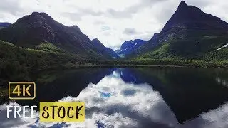 Surreal Mountain Valley [4K] | Free Drone Footage