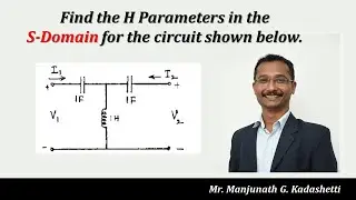 Find the H Parameters in the S-Domain for the circuit shown below