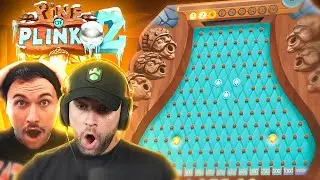 WATCHGAMESTV AND I DROPPED SO MANY MAX BET BALLS ON PLINKO!!!