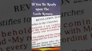 Behold Jesus is soon to Return Are you Ready? #repent #neverlosefaith #liveholy #believe #shorts