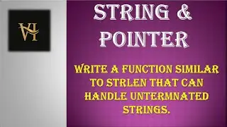 Program to similar to strlen that can handle unterminated strings