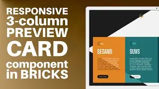 Screen and Color responsive card component in Bricks