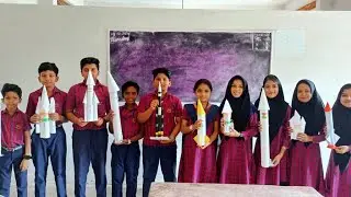 Rocket making  by class V th students