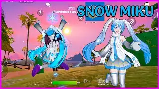 Así es la Skin de Snow Miku | Fortnite Mobile Gameplay 