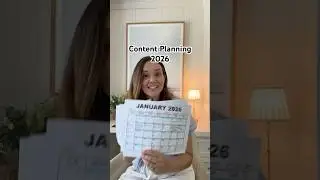 Planning my 2026 content strategy for Instagram (Facebook, TikTok and YouTube content creation ).