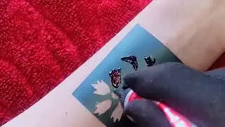 sticker flower mehndi design|| new stylish mehndi tattoo design|| girls sticker tattoo design