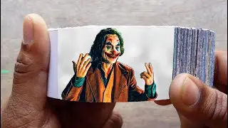 Joker 2019 Flipbook | Joker Ending Scene Flip Book | Joaquin Phoenix | Flip Book Artist 2021