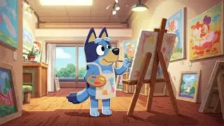 Bluey&rsquo;s Spring Lofi Spot 🎨🌸 Relaxing Lofi Soundscape 🐾 Lofi Beats to Focus & Unwind