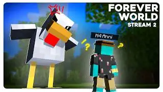 Exploring My Minecraft Forever World 🌍 | First Time Exploration LIVE