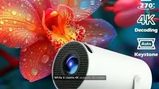 2025 Upgraded HY300PRO Mini Projector Magcubic Mini Projector as seen on amazon