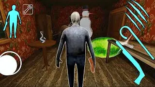 Игра Granny Game Horror Escape: геймплей | Играю за дедушку || Рождественский мод Granny || #granny
