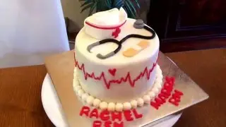 Joyce Gourmet : Nurse BSN RN Graduation Cake
