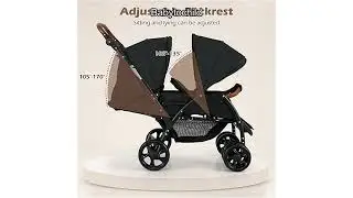 INFANS Double Stroller Review: The Ultimate Solution for Busy Parents with Two Kids.