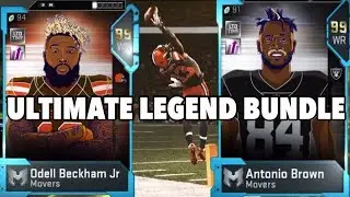 ULTIMATE LEGEND BUNDLE FOR LTD 99 OVERALL ODELL BECKHAM JR MADDEN 19 PACK OPENING