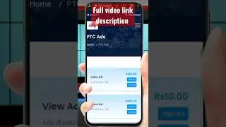 Online watch ads earn money without investment|Online ads money|By ways to earn#shorts #youtubeshort