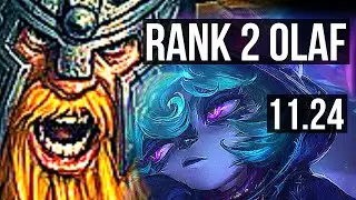OLAF vs VEX (TOP) (DEFEAT) | Rank 2 Olaf | EUW Challenger | 11.24