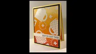 Well Dressed & Rise and Shine w.Emboss Resist Technique, Stampin' Up!