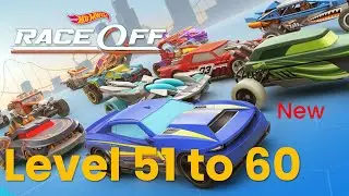 Hot Wheels Race Off Level 51 to 60 High Speed 24 Ours [New]