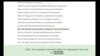 The Complete List of Vampire Movies