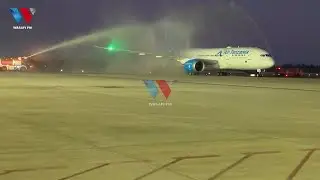 VIDEO: NDEGE MPYA YA TANZANIA ILIVYOWASILI ZANZIBAR, YAOGESHWA NA MAGARI YA ZIMAMOTO