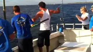 30lb Wahoo Drift Fishing with Bar Jack Fishing and the Lady K Drift Boat