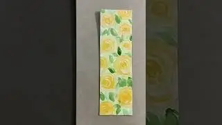 #bookmark #handmadebookmark #watercolor