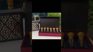 Empty Fancy Golden Attar Bottles with gift box website www.quickshopee.com.pk ORDER NOW 0334 2002266