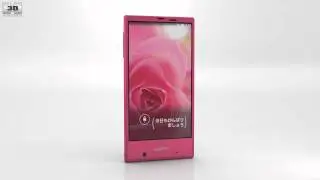 Sharp Aquos Serie mini SHV31 Pink 3D model by 3DModels.org
