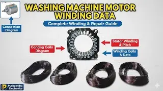 washing machine motor winding | washing machine wash motor winding | washing  wash motor connection 