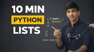 Learn Python Lists in 10 Minutes | Beginner-Friendly Tutorial