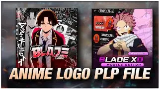ANIME LOGO 🥶 || PLP FILE || IN ANDROID || TUTORIAL || PIXLE LAB || CHAROLIYA EDITING #13