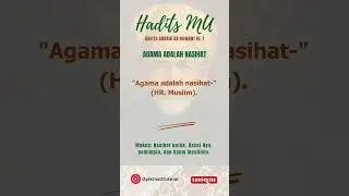 HADITS ARBAIN AN NAWAWI AB 7