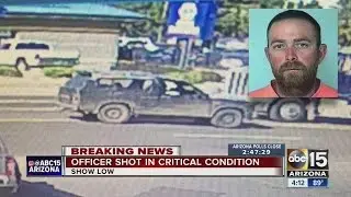 Police on manhunt for suspect who shot Show Low officer