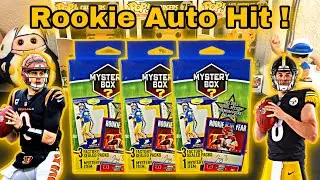Three 2022  MJ Holdings Football Mystery Boxes! 3 Packs Plus 1 Mystery Item! Are These Worth It?