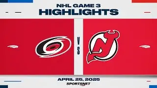 NHL Game 3 highlights | Hurricanes vs. Devils - April 25, 2025