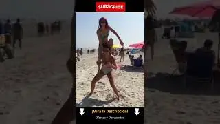 ▶ Torre Chicas Playa Fail 🤣 Ca&iacute;das Graciosas #Shorts