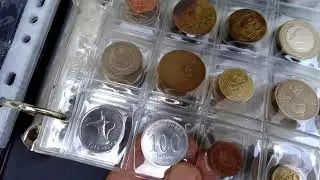 Coleção de moedas estrangeiras