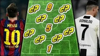 ¿Cuál número representa cada posición en el fútbol? | 9 = Delantero centro | 1 = Portero...