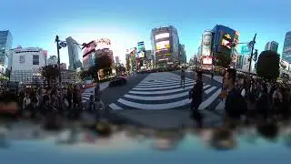 Tokyo&rsquo;s Shibuya Crosswalk with 360fly camera