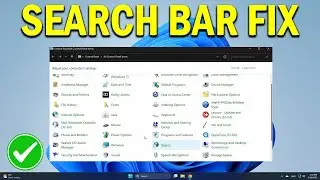 How To Fix Search Bar Crashes & Freezes in Windows 11 - Quick Fix