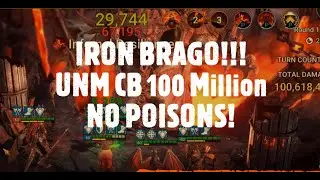 Ultra-Nightmare 2:1 Raid Shadow Legends team featuring Iron Brago...100 Million+ damage NO Poison!