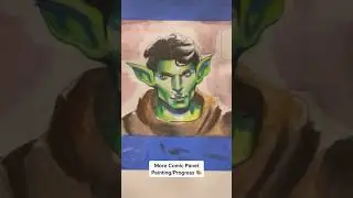 Orc Gouache Painting (Comic Painting Process)