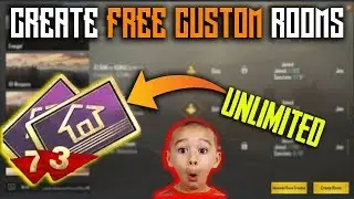 Create Unlimited Custom Rooms In Pubg Mobile | Must Watch