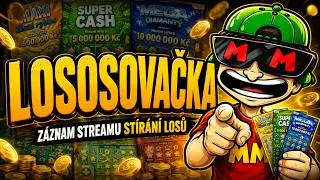 LOSOSOVAČKA 16.7.2023 • STÍRACÍ LOSY • MMB BODY • SAZKA • VELKÁ ČERNÁ PERLA