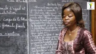 École au Bénin: Français CM2 - Lettre familière