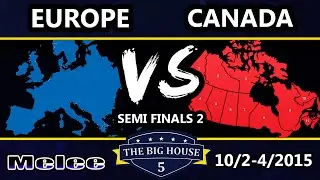 The Big House 5 - Team Canada Vs. Team Europe - Melee Crews - SSBM